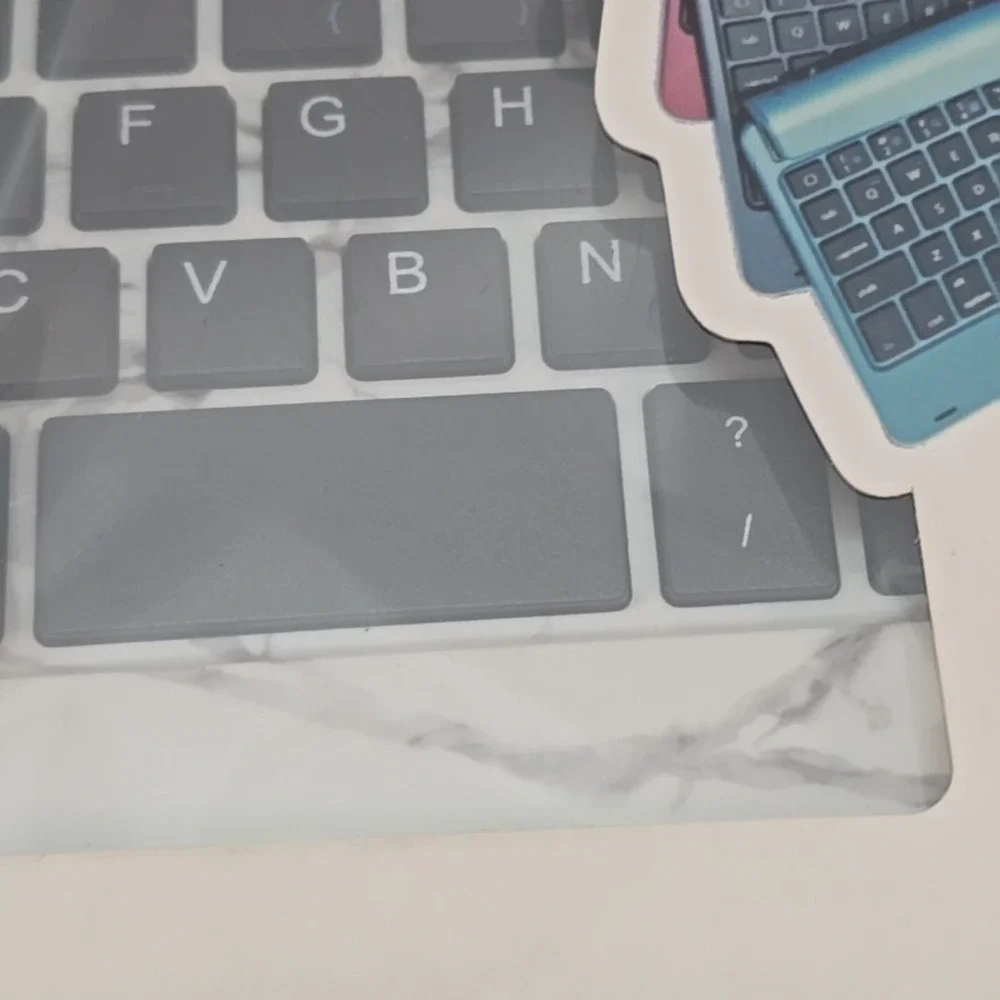 Bluetooth Keyboard for iPad‎ Mini Ultra-thin w/screen protector (Marble Look)